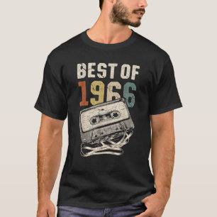 T-shirt Hommes Femmes Fabriquées en 1966 Cadeaux Classique