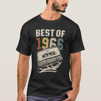 T-shirt Hommes Femmes Fabriquées en 1966 Cadeaux Classique