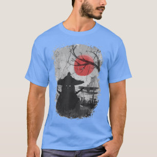 T-shirt Hommes Femmes Graphic Tee Japonais Anime Samurai 