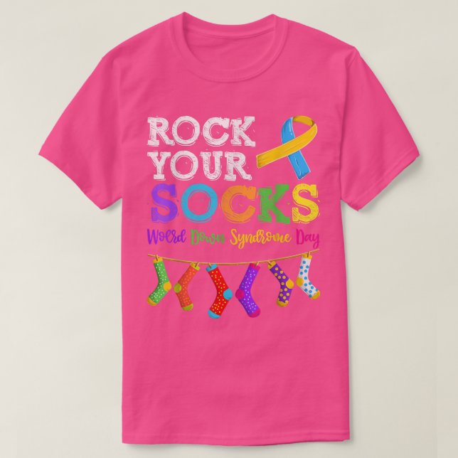 T-shirt Hommes Femmes Kid Down Syndrome de sensibilisation (Design devant)