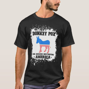 T-shirt Hommes Femmes Pox D'Âne La Maladie Détruisant Amér
