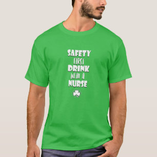 T-shirt Hommes Femmes St. Patricks Day Green Sarcastic Nur