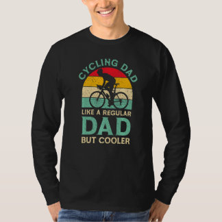 T-shirt Hommes Fête des pères Cyclisme Papa Pour Vélo Ride