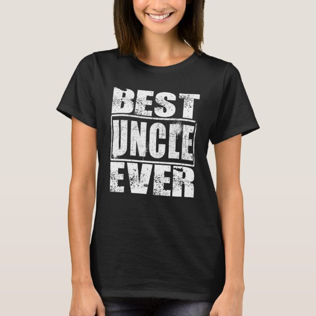 T-shirt Hommes Fête du Père Meilleur Oncle Jamais Hommes M (Devant)