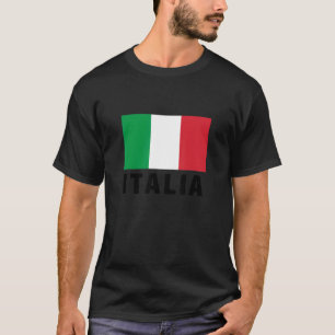 T-shirt Hommes filles garçons Italie Vintage Drapeau Graph