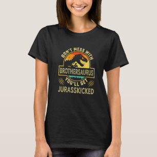 T-shirt Hommes Frère Rex Saurus Papasaurus Dinosaures Homm