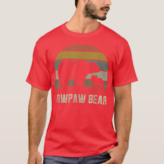 T-shirt Hommes Funny Pawpaw Ours s, Cub Kid Fête des pères