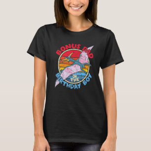 T-shirt Hommes Garçon Anniversaire I Bonus Papa I Pterodac