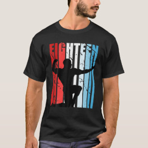 T-shirt Hommes Garçons Bodybuilding 18E Anniversaire Poids