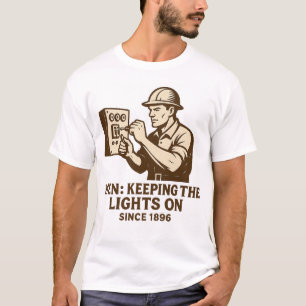 T-shirt Hommes : Garder Les Lumières Sur