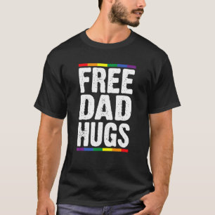 T-shirt Hommes Gratuit Papa Accroche Lgbt Prend En Charge 