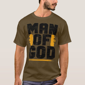 T-shirt Hommes Homme de Dieu chrétien Croyant Papa Papa Pa