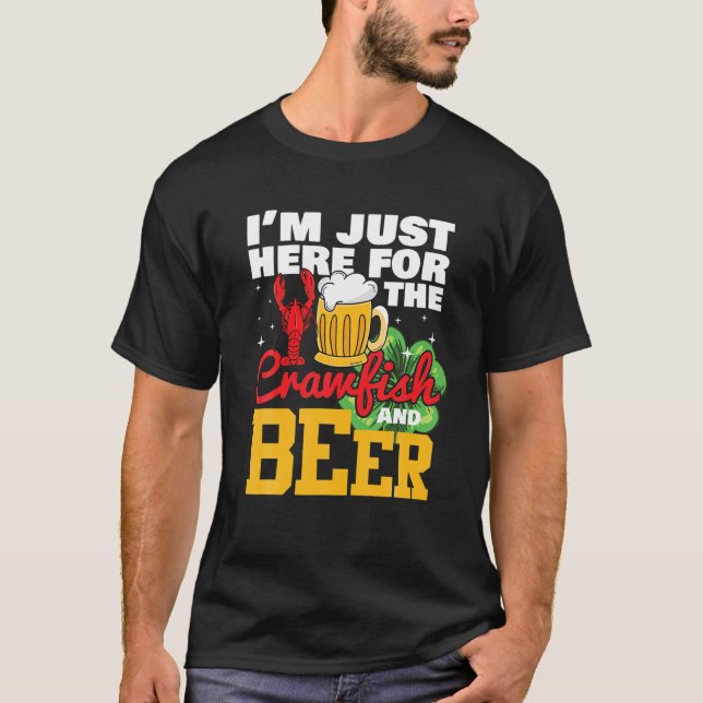 T-shirt Hommes Irlandais St. Patricks Day Crawfish Boiling (Devant)