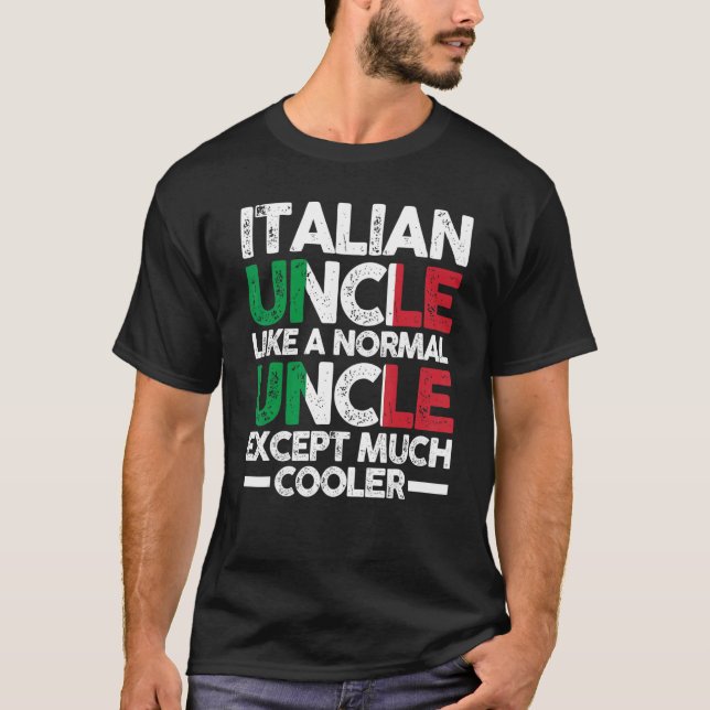 T-shirt Hommes Italien Uncle Italie (Devant)