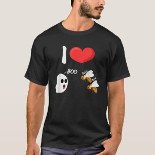 T-shirt Hommes J'aime Boo Bees Funny Adulte Humour T Shirt