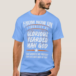 T-shirt Hommes Je M'Identifie Comme Un Homme Glorieux, Die