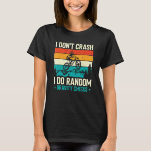 T-shirt Hommes Je Ne Crash Je Fais Des Contrôles De Gravit
