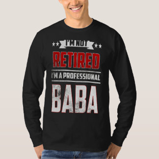 T-shirt Hommes Je ne suis pas retraité Un professionnel Ba