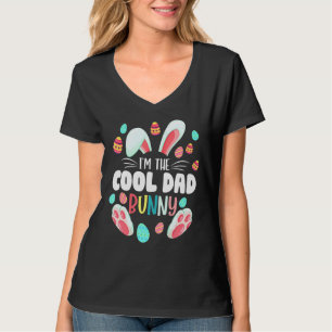 T-shirt Hommes Je suis Le Cool Papa Bunny Matching Famille