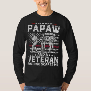 T-shirt Hommes Je suis Papa Papaw Chemise Vétérinaire Fête