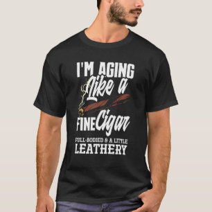 T-shirt Hommes Je Vieille Comme Un Fumeur De Cigar