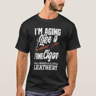 T-shirt Hommes Je Vieille Comme Un Fumeur De Cigar