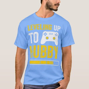 T-shirt Hommes Jusqu'À Hubby Mari Gamer Fiançailles