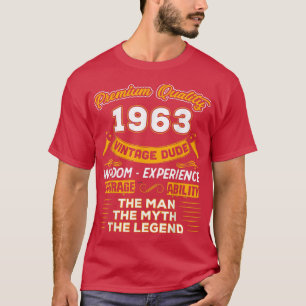 T-shirt Hommes La légende du mythe humain 1963 59e anniver