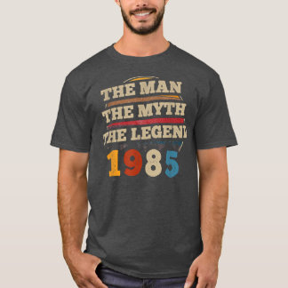 T-shirt Hommes La légende du mythe humain 1985 37e anniver