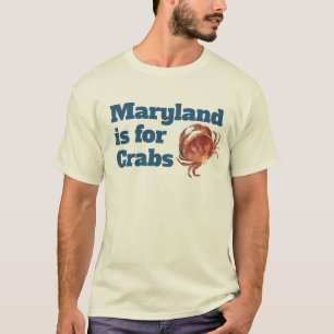 T-shirt HOMMES - le Maryland est pour des crabes