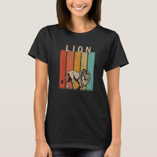 T-shirt Hommes Lions Distants Femmes Enfant Cute Lion Retr