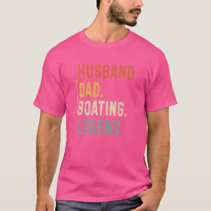 T-shirt Hommes Mari Papa Bateau Légende Bateau à voile Bat