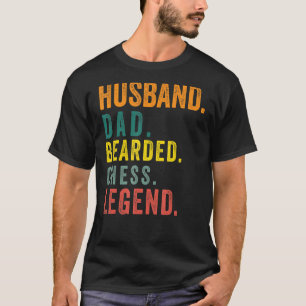 T-shirt Hommes Mari Papa Porté Échecs Légende Échecs Playe