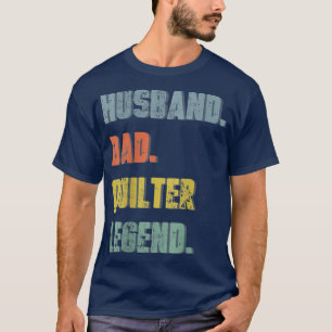 T-shirt Hommes Mari Papa Quilter Légende Vintage Père D