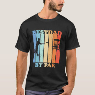 T-shirt Hommes Meilleur Papa Par Par Disque Golf Fête des