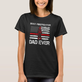 T-shirt Hommes meilleur pompier papa jamais papa pompier