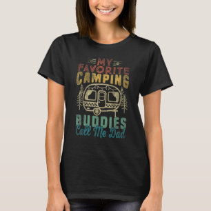 T-Shirt Hommes Mes potes de camping préférés m'app