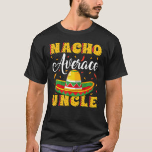 T-shirt Hommes Mexicaine Sombrero Casquette Nacho Moyenne 