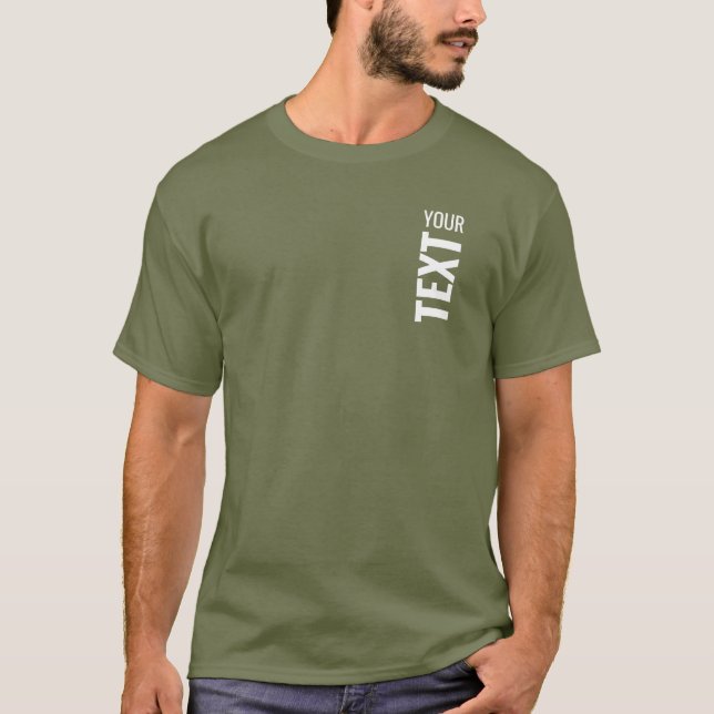T-shirt Hommes Moderne T Chemises Elégant Modèle Personnal (Devant)
