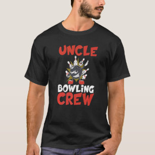 T-shirt Hommes Oncle Bowling Crew Enfants de Bowling Corre