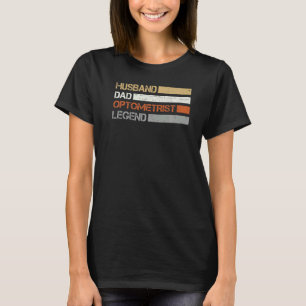 T-shirt Hommes Optométrie Rétro Examen Optométriste Diplôm