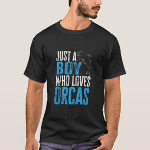 T-shirt Hommes Orca Graphisme Pour Garçons Hommes Enfants 