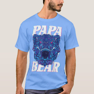 T-shirt Hommes Ours Famille Papa Papa Papa Papa Papa Papa