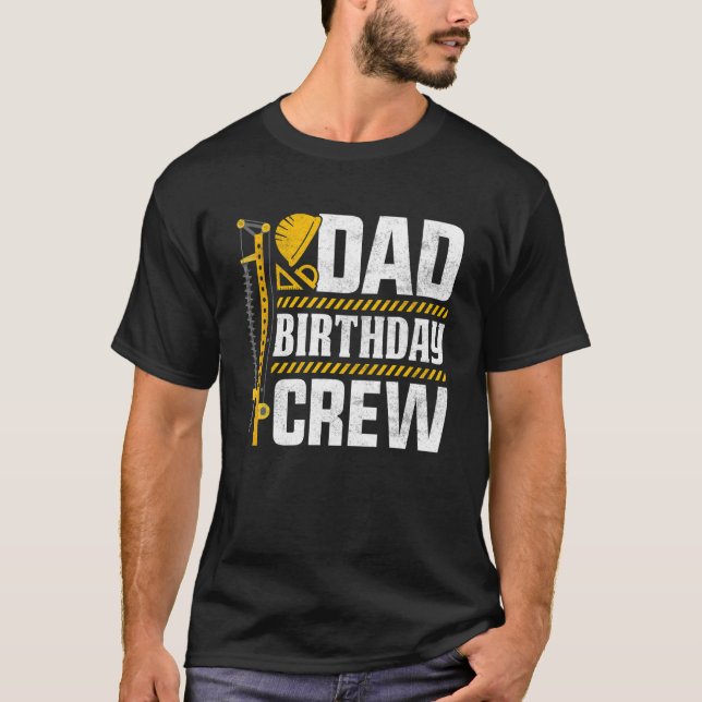 T-shirt Hommes papa Anniversaire de la construction de l'é (Devant)
