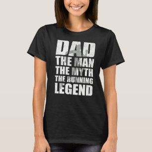 T-shirt Hommes Papa L'Homme Le Mythe La Légende Courante F