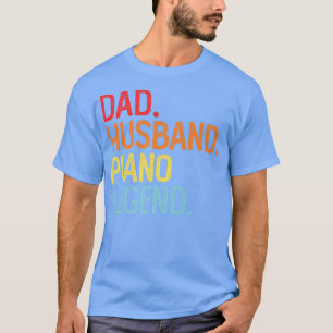 T-shirt Hommes Papa Piano Légende Fête des pères Musique L