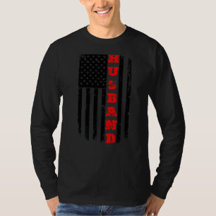 T-shirt Hommes Patriotique Américain Drapeau Père Jour Pap