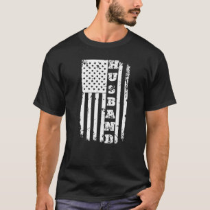 T-shirt Hommes Patriotique Américain Drapeau Père Jour Pap