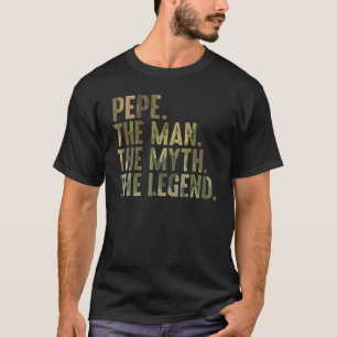 T-shirt Hommes Pepe Homme Mythe Légende De Petits-Enfants 