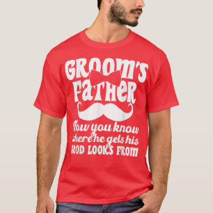 T-shirt Hommes Père de la chambre Mariage Costume Grooms F